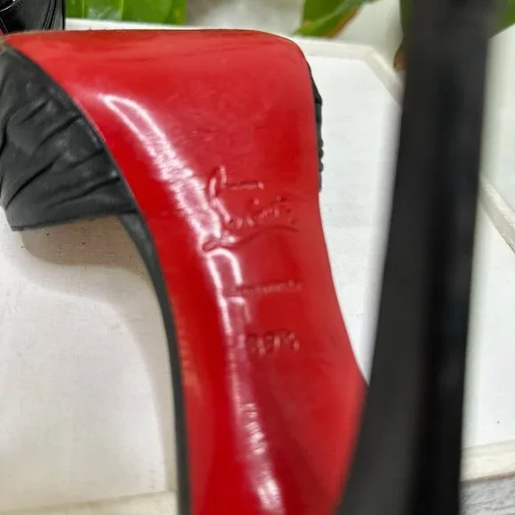 Christian Louboutin Open Toe Pumps – Women - Picture 10 of 10